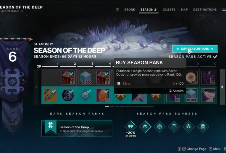 Destiny 2: You can now buy all Season Pass levels at the start of the season