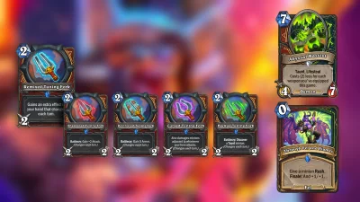 Hearthstone Audiopocalypse Mini Set Preview Cards