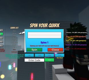 Roblox Era Of Quirks How To Get A Quirk