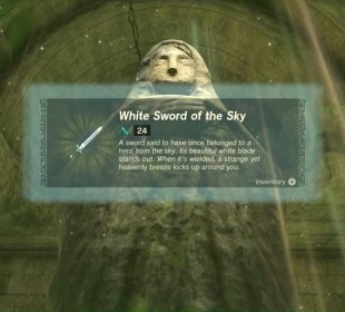 White Sword Of The Sky Zelda Tears Of The Kingdom (totk)