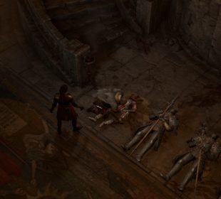 Diablo 4 Character Interacting With Npc