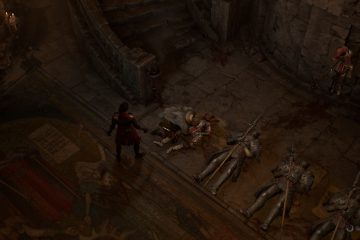 Diablo 4 Character Interacting With Npc