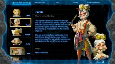 How Old Is Purah In Tears Of The Kingdom Totk Character Profile