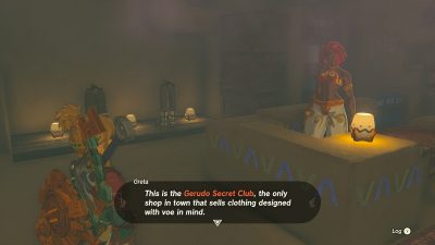 Secret Gerudo Town Clothes Shop