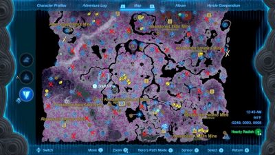 Tears Of The Kingdom Yiga Schematics Map Bottom