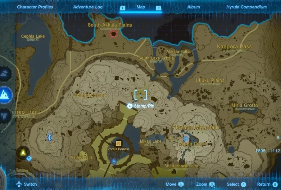 Where To Find Toto Lake In Tears Of The Kingdom Totk Map